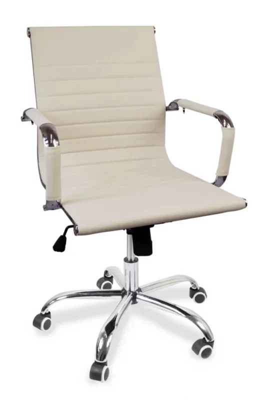 Otočná kancelářská židle DELUXE — ekokůže