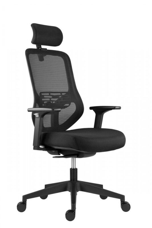 Kancelářská ergonomická židle ATOMIC — látka / síť